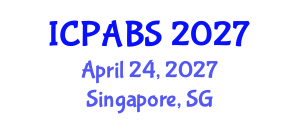 International Conference on Psychological and Behavioural Sciences (ICPABS) April 24, 2027 - Singapore, Singapore