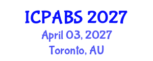 International Conference on Psychological and Behavioural Sciences (ICPABS) April 03, 2027 - Toronto, Australia