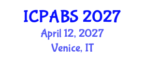 International Conference on Psychological and Behavioural Sciences (ICPABS) April 12, 2027 - Venice, Italy