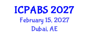 International Conference on Psychological and Behavioural Sciences (ICPABS) February 15, 2027 - Dubai, United Arab Emirates