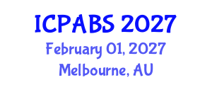International Conference on Psychological and Behavioural Sciences (ICPABS) February 01, 2027 - Melbourne, Australia