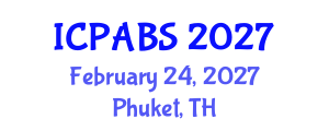 International Conference on Psychological and Behavioural Sciences (ICPABS) February 24, 2027 - Phuket, Thailand