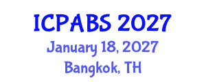 International Conference on Psychological and Behavioural Sciences (ICPABS) January 18, 2027 - Bangkok, Thailand