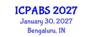 International Conference on Psychological and Behavioural Sciences (ICPABS) January 30, 2027 - Bengaluru, India International Conference on Psychological and Behavioural Sciences (ICPABS) January 30, 2027 - Bengaluru, India