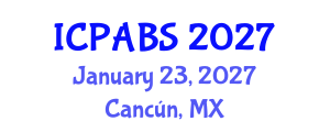 International Conference on Psychological and Behavioural Sciences (ICPABS) January 23, 2027 - Cancún, Mexico International Conference on Psychological and Behavioural Sciences (ICPABS) January 23, 2027 - Cancún, Mexico