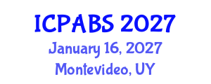 International Conference on Psychological and Behavioural Sciences (ICPABS) January 16, 2027 - Montevideo, Uruguay International Conference on Psychological and Behavioural Sciences (ICPABS) January 16, 2027 - Montevideo, Uruguay