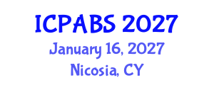 International Conference on Psychological and Behavioural Sciences (ICPABS) January 16, 2027 - Nicosia, Cyprus