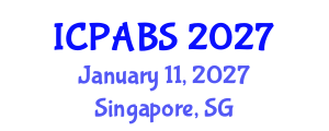 International Conference on Psychological and Behavioural Sciences (ICPABS) January 11, 2027 - Singapore, Singapore