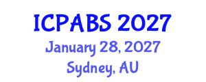 International Conference on Psychological and Behavioural Sciences (ICPABS) January 28, 2027 - Sydney, Australia International Conference on Psychological and Behavioural Sciences (ICPABS) January 28, 2027 - Sydney, Australia