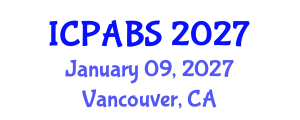 International Conference on Psychological and Behavioural Sciences (ICPABS) January 09, 2027 - Vancouver, Canada International Conference on Psychological and Behavioural Sciences (ICPABS) January 09, 2027 - Vancouver, Canada