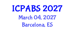 International Conference on Psychological and Behavioural Sciences (ICPABS) March 04, 2027 - Barcelona, Spain