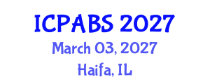 International Conference on Psychological and Behavioural Sciences (ICPABS) March 03, 2027 - Haifa, Israel
