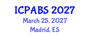 International Conference on Psychological and Behavioural Sciences (ICPABS) March 25, 2027 - Madrid, Spain