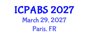 International Conference on Psychological and Behavioural Sciences (ICPABS) March 29, 2027 - Paris, France