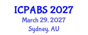 International Conference on Psychological and Behavioural Sciences (ICPABS) March 29, 2027 - Sydney, Australia International Conference on Psychological and Behavioural Sciences (ICPABS) March 29, 2027 - Sydney, Australia