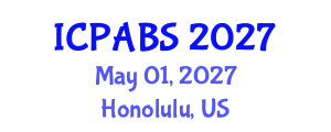 International Conference on Psychological and Behavioural Sciences (ICPABS) May 01, 2027 - Honolulu, United States International Conference on Psychological and Behavioural Sciences (ICPABS) May 01, 2027 - Honolulu, United States