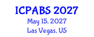 International Conference on Psychological and Behavioural Sciences (ICPABS) May 15, 2027 - Las Vegas, United States International Conference on Psychological and Behavioural Sciences (ICPABS) May 15, 2027 - Las Vegas, United States