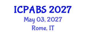 International Conference on Psychological and Behavioural Sciences (ICPABS) May 03, 2027 - Rome, Italy