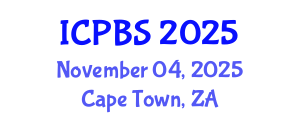 International Conference on Psychological, Behavioral and Science (ICPBS) November 04, 2025 - Cape Town, South Africa
