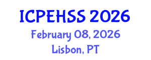 International Conference on Psychological, Educational, Health and Social Sciences (ICPEHSS) February 08, 2026 - Lisbon, Portugal