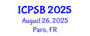 International Conference on Psychological Sciences and Behaviors (ICPSB) August 26, 2025 - Paris, France