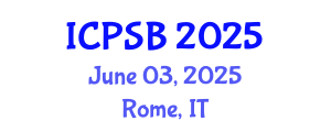 International Conference on Psychological Sciences and Behaviors (ICPSB) June 03, 2025 - Rome, Italy