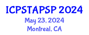 International Conference on Psychological Skills Training and Athletic Performance in Sports Psychology (ICPSTAPSP) May 23, 2024 - Montreal, Canada