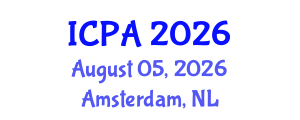 International Conference on Psychology and Applications (ICPA) August 05, 2026 - Amsterdam, Netherlands