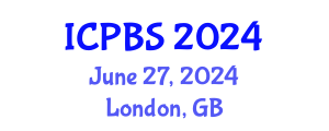 International Conference on Psychology and Behavioral Sciences (ICPBS) June 27, 2024 - London, United Kingdom
