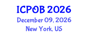 International Conference on Psychology and Organizational Behavior (ICPOB) December 09, 2026 - New York, United States International Conference on Psychology and Organizational Behavior (ICPOB) December 09, 2026 - New York, United States