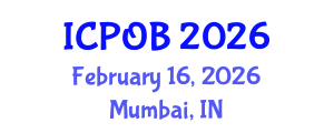 International Conference on Psychology and Organizational Behavior (ICPOB) February 16, 2026 - Mumbai, India International Conference on Psychology and Organizational Behavior (ICPOB) February 16, 2026 - Mumbai, India