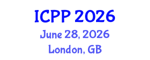 International Conference on Psychology and Psychiatry (ICPP) June 28, 2026 - London, United Kingdom