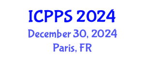 International Conference on Psychology and Psychological Sciences (ICPPS) December 30, 2024 - Paris, France