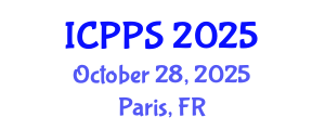 International Conference on Psychology and Psychological Sciences (ICPPS) October 28, 2025 - Paris, France