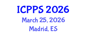 International Conference on Psychology and Psychological Sciences (ICPPS) March 25, 2026 - Madrid, Spain