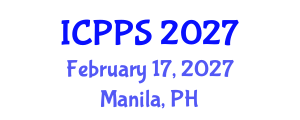 International Conference on Psychology and Psychological Sciences (ICPPS) February 17, 2027 - Manila, Philippines International Conference on Psychology and Psychological Sciences (ICPPS) February 17, 2027 - Manila, Philippines