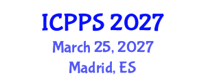 International Conference on Psychology and Psychological Sciences (ICPPS) March 25, 2027 - Madrid, Spain International Conference on Psychology and Psychological Sciences (ICPPS) March 25, 2027 - Madrid, Spain