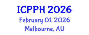 International Conference on Psychology and Public Health (ICPPH) February 01, 2026 - Melbourne, Australia