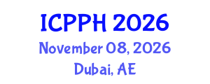 International Conference on Psychology and Public Health (ICPPH) November 08, 2026 - Dubai, United Arab Emirates