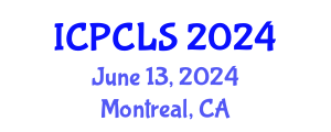 International Conference on Psychology, Cognitive and Linquistic Sciences (ICPCLS) June 13, 2024 - Montreal, Canada
