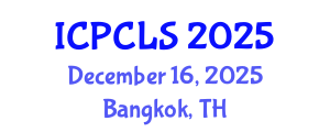 International Conference on Psychology, Cognitive and Linquistic Sciences (ICPCLS) December 16, 2025 - Bangkok, Thailand