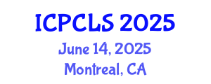 International Conference on Psychology, Cognitive and Linquistic Sciences (ICPCLS) June 14, 2025 - Montreal, Canada