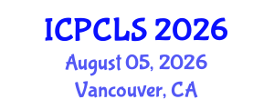 International Conference on Psychology, Cognitive and Linquistic Sciences (ICPCLS) August 05, 2026 - Vancouver, Canada