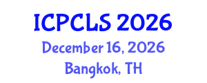 International Conference on Psychology, Cognitive and Linquistic Sciences (ICPCLS) December 16, 2026 - Bangkok, Thailand International Conference on Psychology, Cognitive and Linquistic Sciences (ICPCLS) December 16, 2026 - Bangkok, Thailand