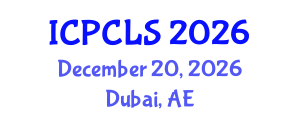 International Conference on Psychology, Cognitive and Linquistic Sciences (ICPCLS) December 20, 2026 - Dubai, United Arab Emirates International Conference on Psychology, Cognitive and Linquistic Sciences (ICPCLS) December 20, 2026 - Dubai, United Arab Emirates