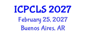 International Conference on Psychology, Cognitive and Linquistic Sciences (ICPCLS) February 25, 2027 - Buenos Aires, Argentina International Conference on Psychology, Cognitive and Linquistic Sciences (ICPCLS) February 25, 2027 - Buenos Aires, Argentina