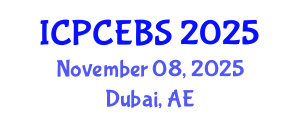 International Conference on Psychology, Cognitive, Education and Behavioral Sciences (ICPCEBS) November 08, 2025 - Dubai, United Arab Emirates