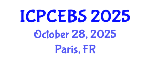 International Conference on Psychology, Cognitive, Education and Behavioral Sciences (ICPCEBS) October 28, 2025 - Paris, France
