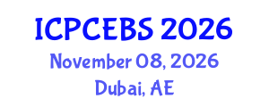 International Conference on Psychology, Cognitive, Education and Behavioral Sciences (ICPCEBS) November 08, 2026 - Dubai, United Arab Emirates