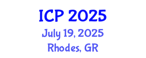 International Conference on Psychology (ICP) July 19, 2025 - Rhodes, Greece